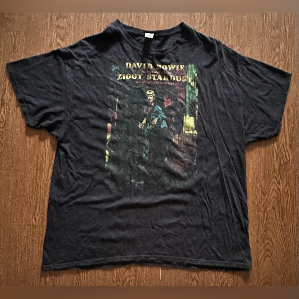 Mens David Bowie/Ziggy Stardust /Spiders From Mars T-Shirt Size XXL